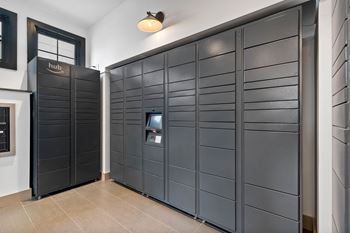 24-Hour Amazon Hub Package Lockers at 198 Milltown Apartments, Burlington